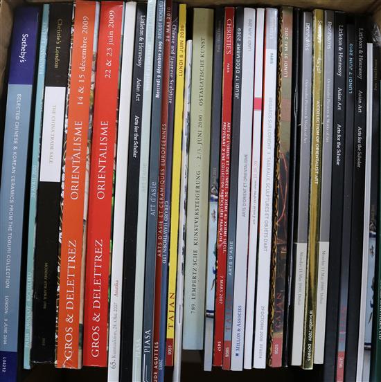 Thirty three Asian art catalogues